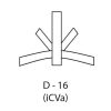 D-16 Arched Inverted Cross & V