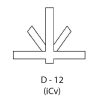 D-12 Inverted Cross & V