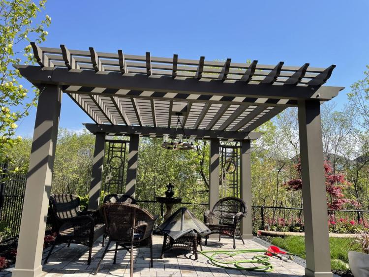 PVC Pergola and Columns