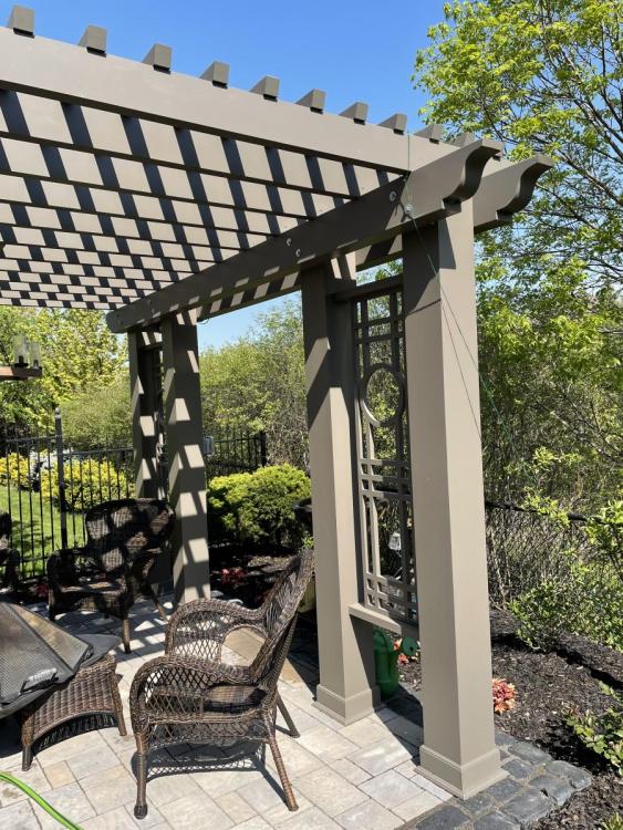 PVC Pergola and Columns