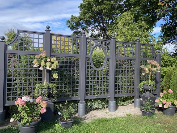 Custom PVC Lattice Fence Panels & Columns