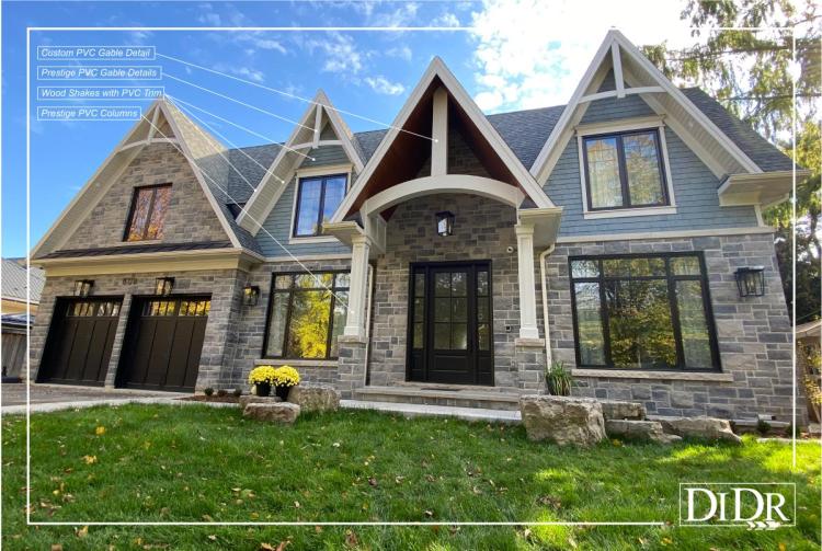 Custom PVC Columns & Gable Details