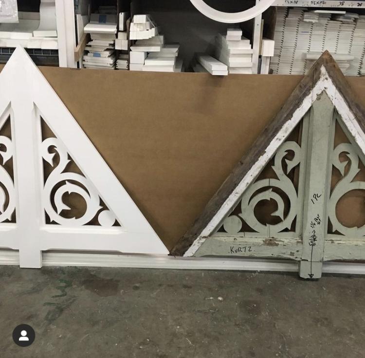 Historic Gable Scroll Replication